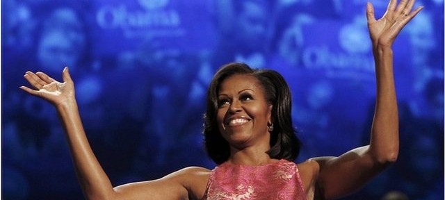 First Lady Michelle Obama Makes a Spirited Plea for Obama Re-election