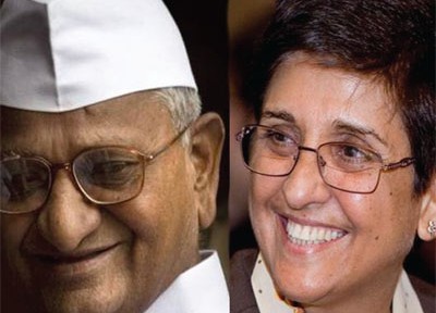 Kiran Bedi Backs Lokpal Bill; Anna Hazare Accuses Govt. Of Betrayal