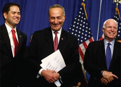 “GANG OF EIGHT” Senators formally file Immigration Bill -Border security is the cornerstone of immigration reform