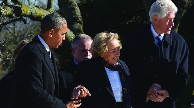 Obama, Bill Clinton unite at JF Kennedy’s grave