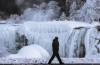 Niagara Falls freezes for second time this year