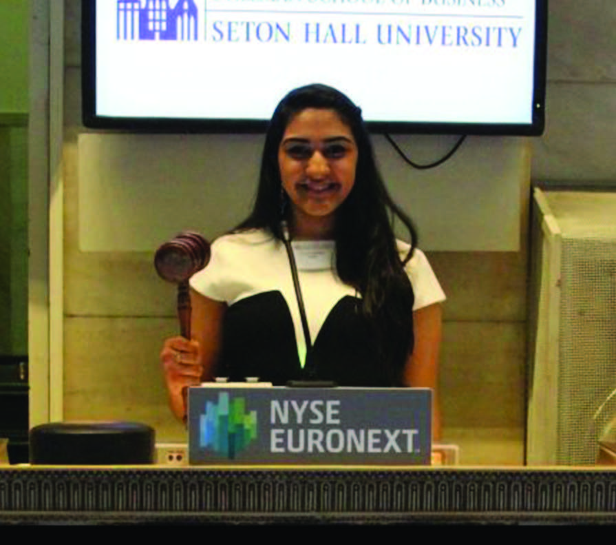 Prachi Makkar rings the bell at New York Stock Exchange