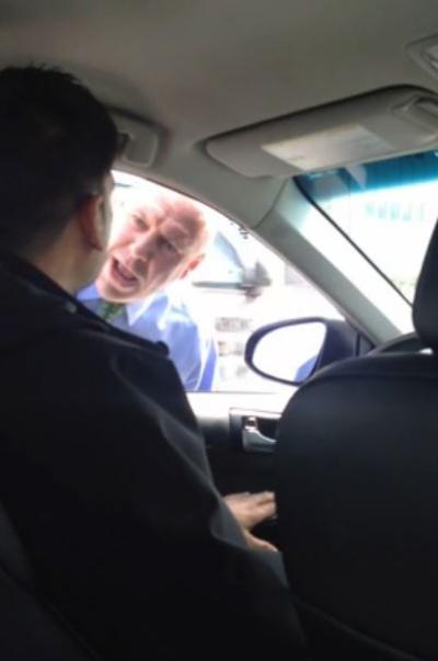 Photo Courtesy Sanjay Seth - via YouTube Racist NYPD Cop shouts “I don’t know what f—ing planet you’re on right now!”