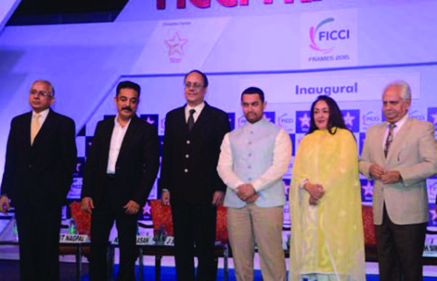 Aamir Khan and Kamal Hassan inaugurate FICCI FRAMES 2015