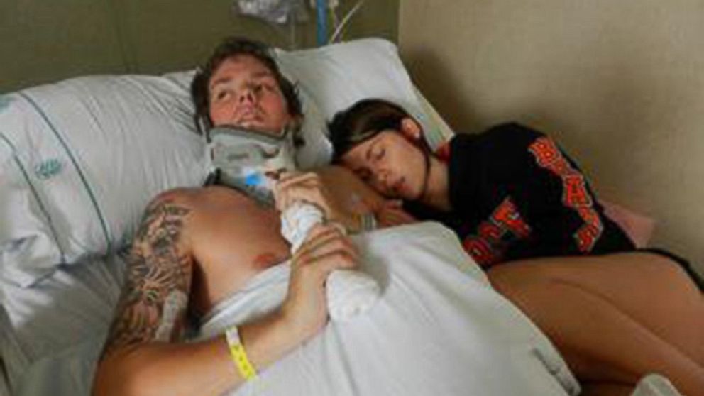 Danielle and Matt Davis had been married for seven months when a motorcycle accident landed Matt in a coma, prompting doctors to suggest taking him off life support. She decided not to, and eventually, he woke up.