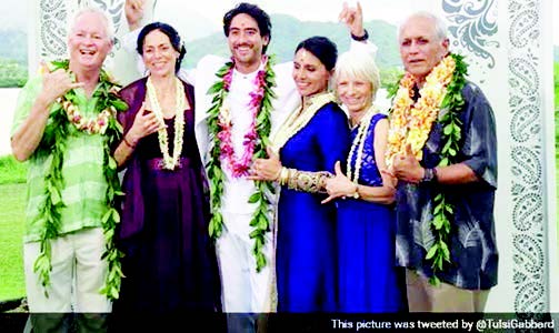 Tulsi Gabbard Gets Married in a Vedic Ceremony