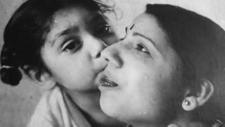 Two and a half year old Ashishpal Saluja (now 37) with mom Gurdarshan Kaur who passed away in 2007.