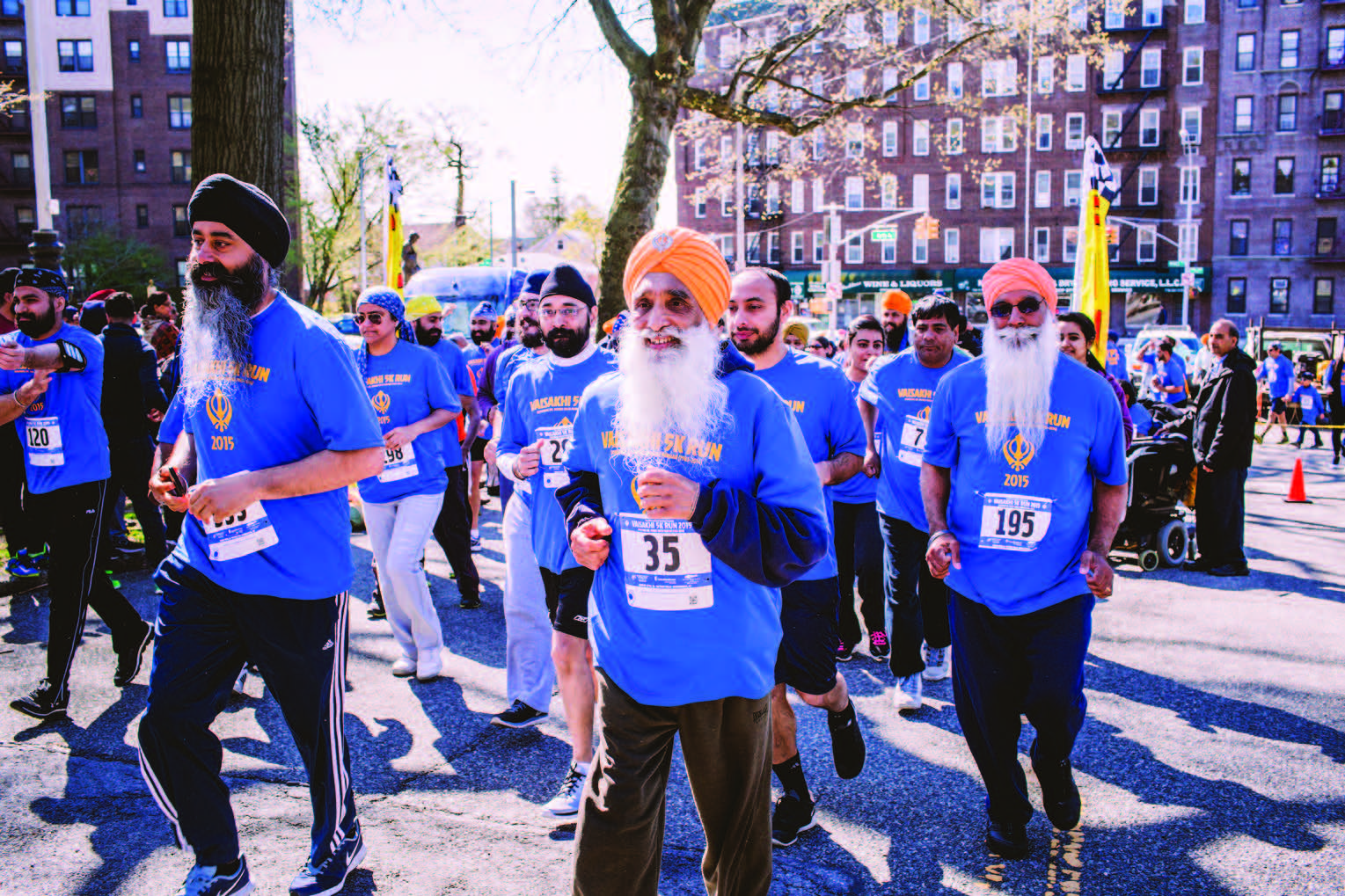 Vaisakhi 5 K Sikh Run 2015 a great attraction in New York, united States
