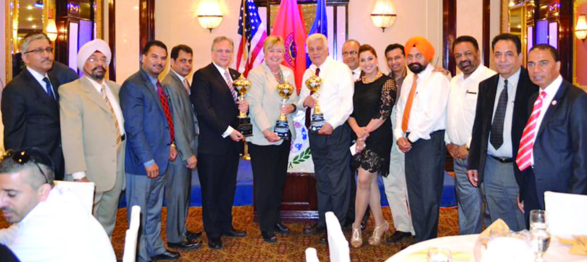 Honorees with Friends of Good Health Chairman Bobby Kumar and community leaders