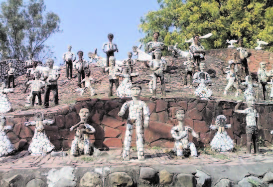 Rock Garden in Chandigarh.