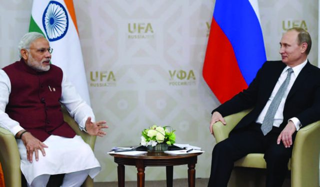 PM MODI MEETS PUTIN