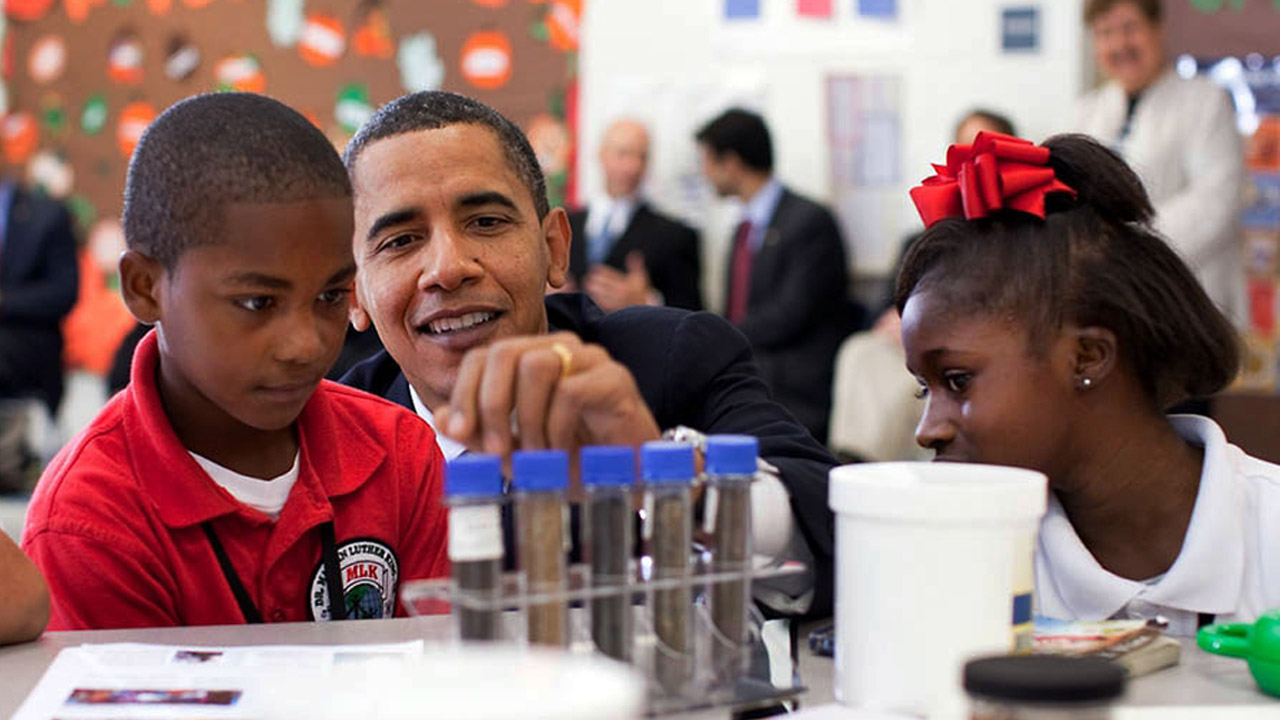 Changing the Equation in STEM Education - Photo Courtesy - White House