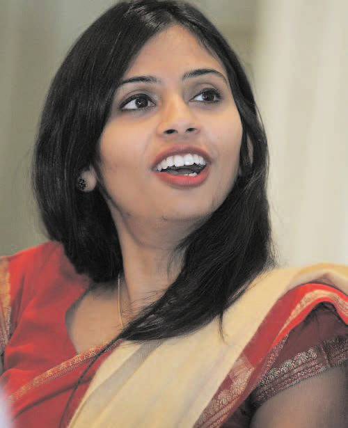 devyani in a lighter mood