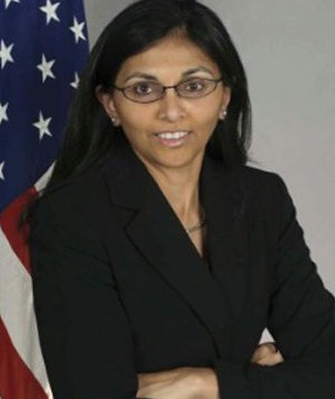 Assistant Secretary of State for South and Central Asian Affairs Nisha Desai Biswal.