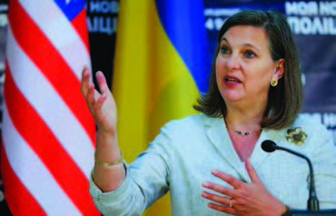 U.S. Undersecretary of State Victoria Nuland traveled to Moscow in search for a solution to the Ukraine conflict