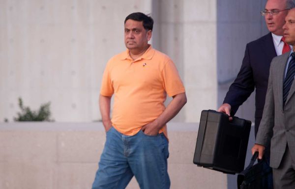 Harendra Singh leaves federal court in Central Islip (Photo courtesy - Newsday)