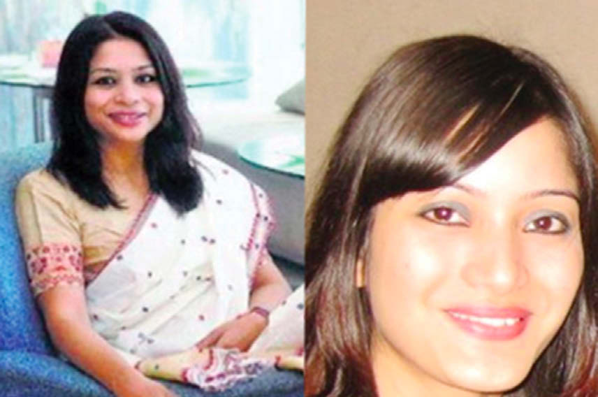 Their stars were at war. Indrani (left) and daughter Sheena (right)