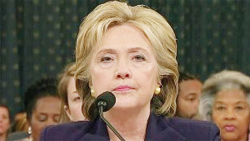 Hillary Clinton maintained her cool, only showing a little impatience at times, during the grilling by Republican Congressmen at the 11 hour long congressional hearing on Benghazi