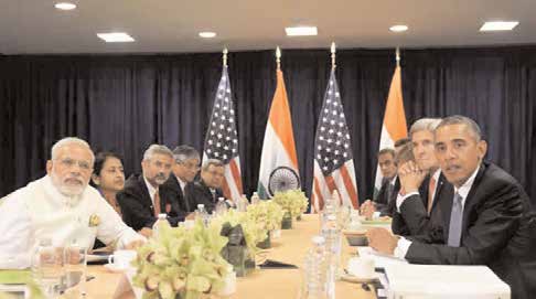 Prime Minister Narendra Modi holds bilateral talks with US President Barack Obama in New York - Photo courtesy PTI