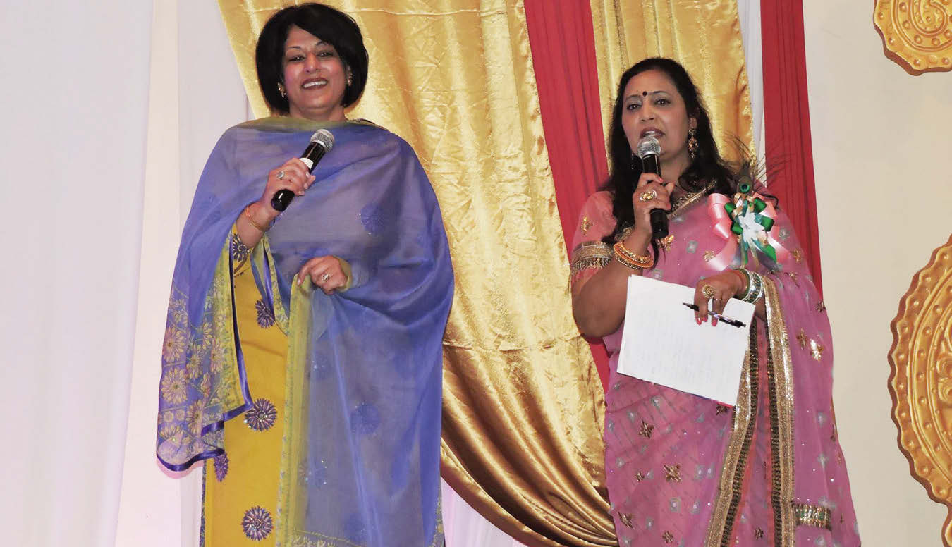 Nasrin G. Ahmad, Town Clerk of the Town of Hempstead is being welcomed and introduced by IALI President, Beena Kothari