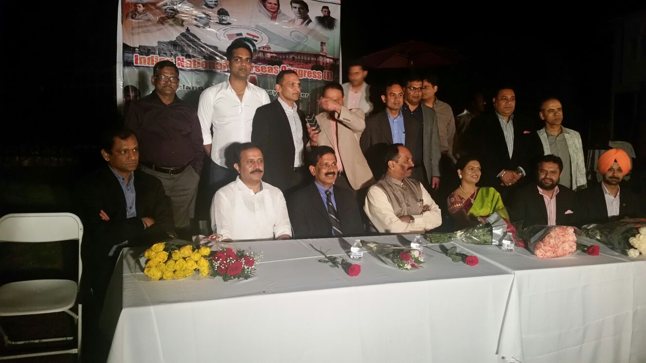 INOC members at the inauguration of Telangana chapter with senior leaders from Telangana
