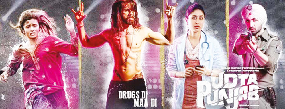 The Shahid Kapoor, Alia Bhatt, Kareena Kapoor Khan and Diljit Dosanjh-starrer "Udta Punjab" delves into how a large number of youth in Punjab have succumbed to drugs. The movie premiers in New York on June 17