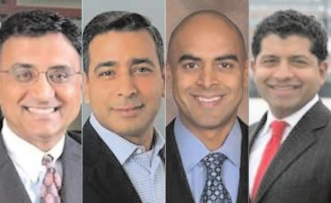 Indian Americans Raj Sharma, Ash Chopra,Sonny Kothari and Raju Pathak have been ranked 17, 129, 176 and 184 respectively on the Forbes 2016 Americas Top Wealth Advisors list