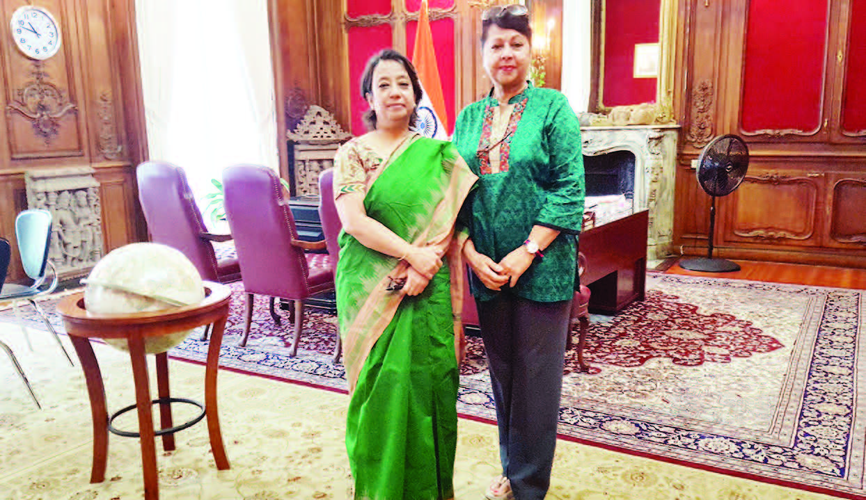 Sheila Chaman who is on a brief visit to New York met Consul General Riva Ganguly Das, August 4 and obtained her comments on the working of the Consulate and preparations for the celebration of India's Independence Day