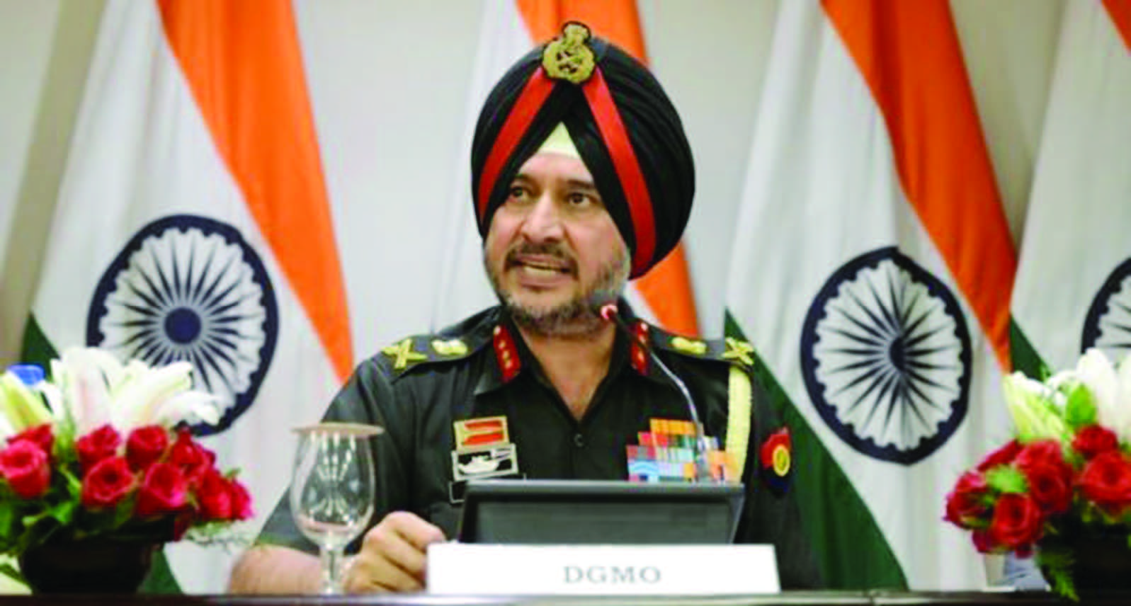 India's Director General of Military Operations, Lt Gen Ranbir Singh, in his briefing claimed that "significant casualties have been caused to the terrorists and those who are trying to support them". Photo courtesy of PTI
