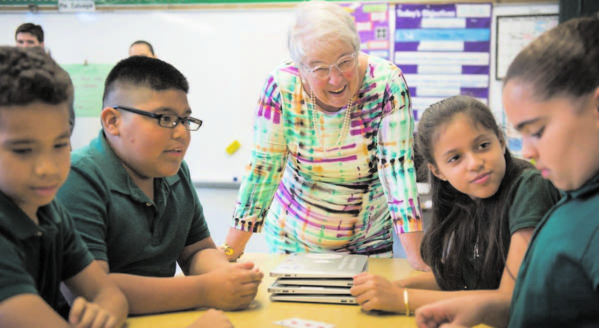 "Every child will achieve, every parent will be happy and every teacher will feel their best," says Carmen Fariña