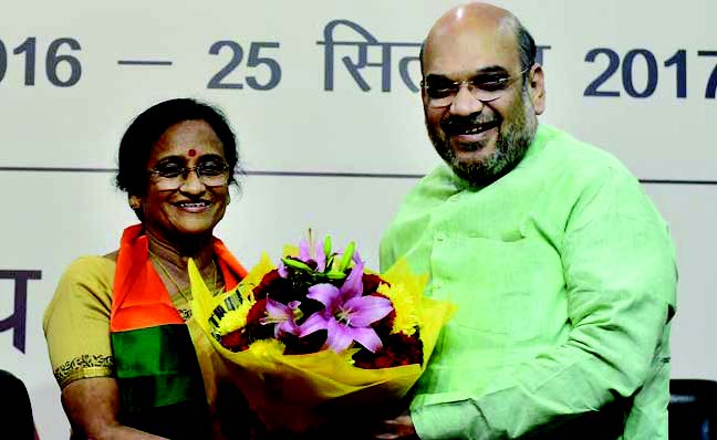 Rita Bahuguna Joshi, former Uttar Pradesh Congress chief, joined BJP months before assembly elections.