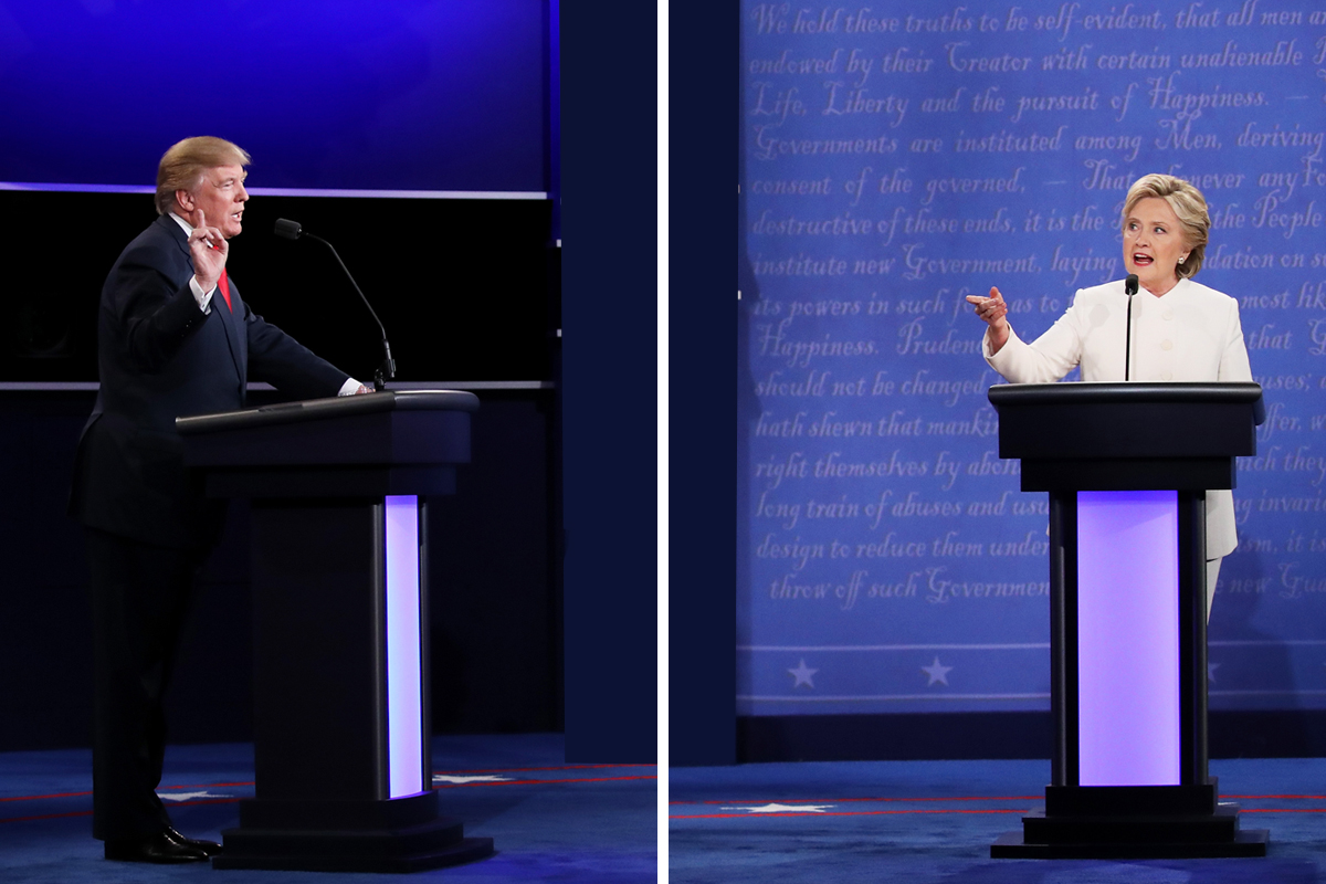 “I will tell you at that time. I will keep you in suspense," Trump said in the primetime debate that lasted for over 90 minutes, reiterating that the current elections are rigged.