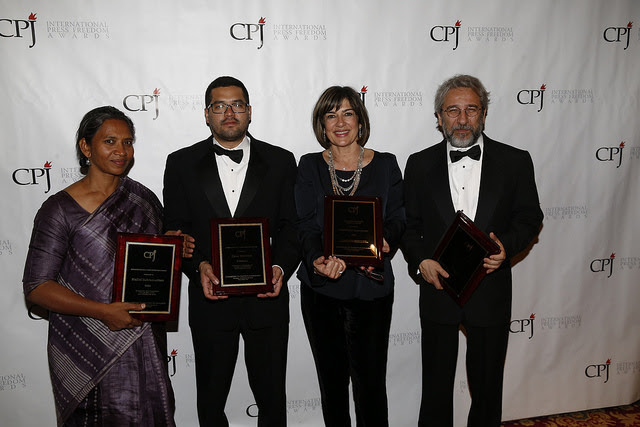 International Press Freedom Awards Ceremony at the Waldorf Astoria Hotel, New York on November 22, 2016 in New York City. Photo by Jeff Zelevansky/Getty Images