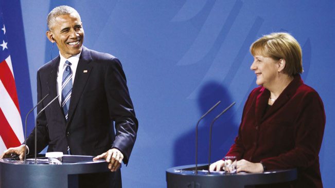 President Obama's visit to Germany is a sort of farewell visit, the last one as President of USA. He praised German Chancellor Angela Merkel during a joint press conference in Hannover and said he would continue to admire "his friend and partner Angela" as a private citizen, after he leaves office.