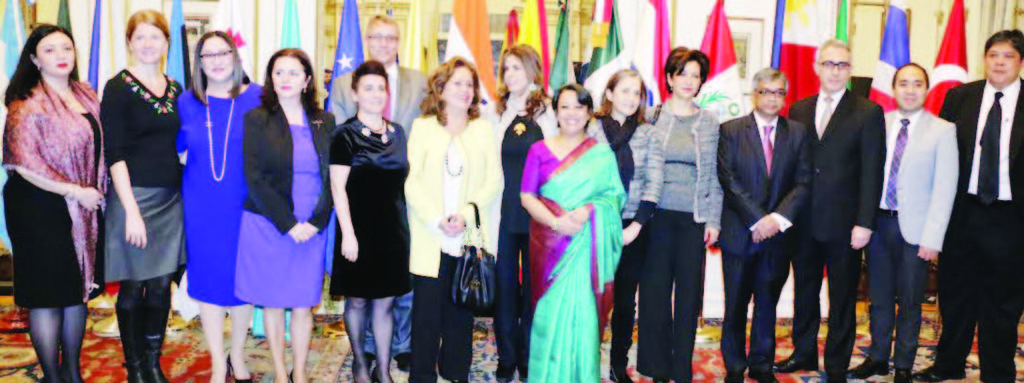 Consul General Riva Ganguly Das with dignitaries