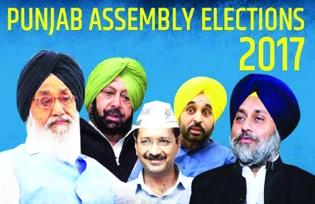 A DO OR DIE BATTLE FOR THE THREE CONTENDERS-PARKASH SINGH BADAL, CAPT. AMARINDER SINGH AND ARVIND KEJRIWAL.