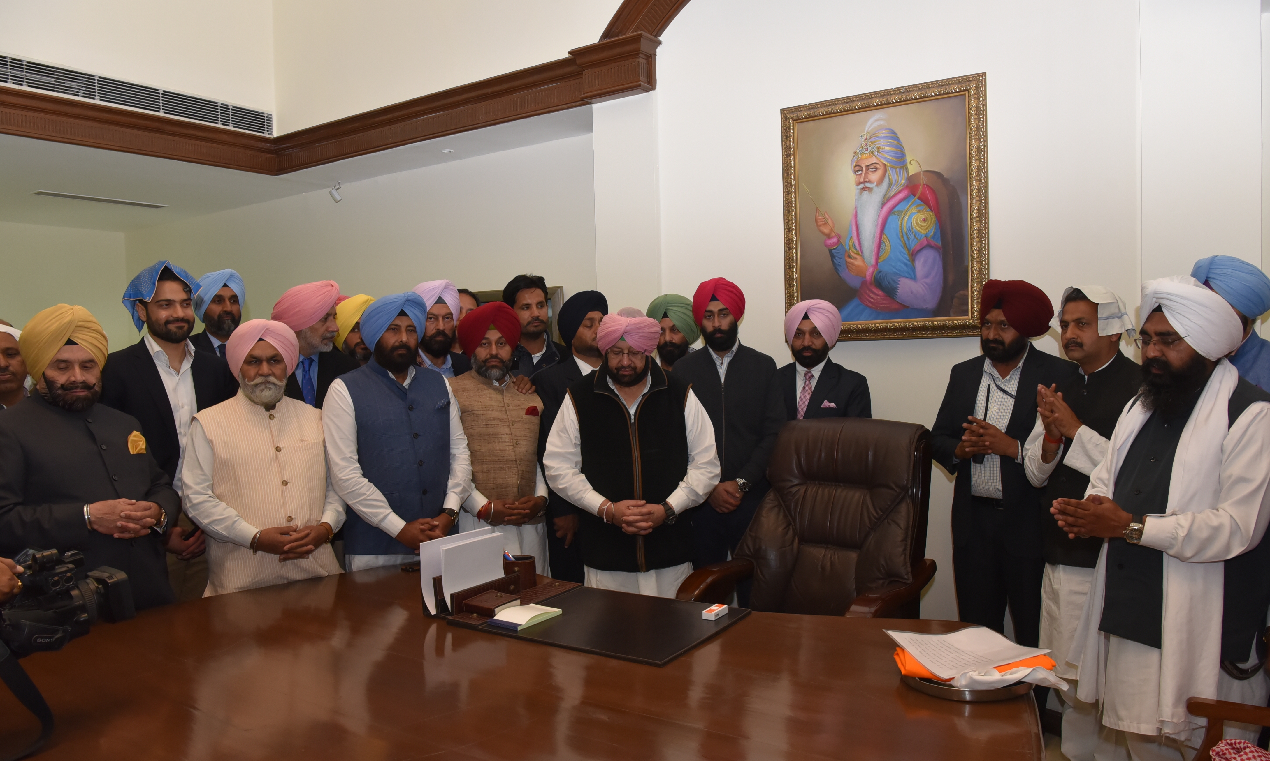 Captain Amarinder Singh takes over as the 26th Chief Minister of Punjab