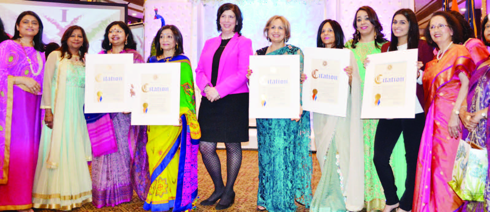 The Honorees with their awards Photo/Vijay Shah