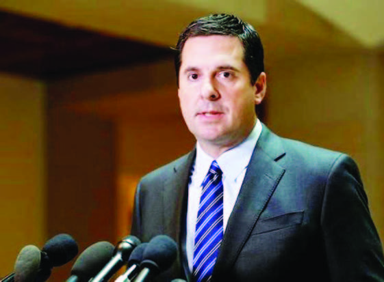 Rep. Devin Nunes (R-Calif.), chairman of the House Intelligence Committee, announced on April 6 that he will recuse himself from the committee's investigation into Russian interference in the 2016 election, while he faces allegations that he improperly disclosed classified information.