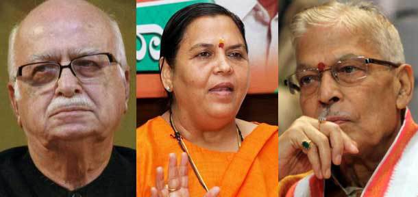 BJP leaders LK Advani, Uma Bharti and Murli Manohar Joshi to stand trial in Babri Masjid demolition case