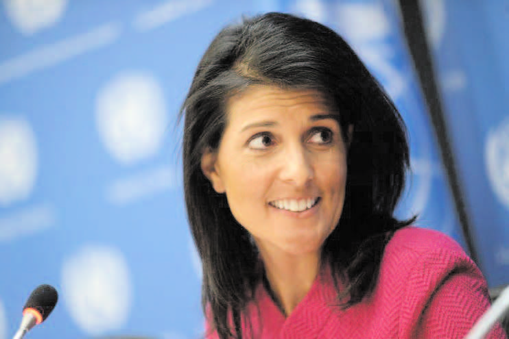 "No, there is no regrets," Haley said at a session at the Women In The World summit when asked if she has any regrets in her job.