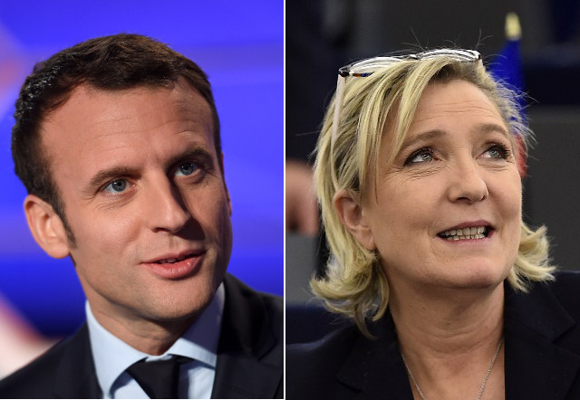 Le Pen Macron Face-Off