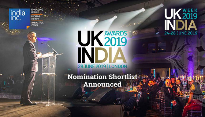 UK-India Awards 2019 Nominations Shortlist Announced