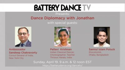 Battery dance diplomacy, Consul General of India, Pallavi, Jonathan, Rabindra Sangeet