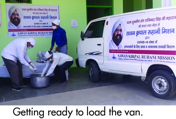 Science of Spirituality/SKRM Feeds Tens of Thousands During India’s Nationwide Lockdown