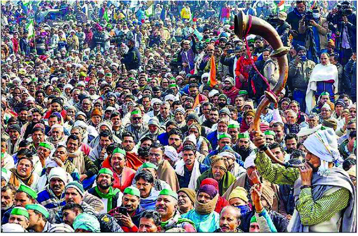 After Tikait’s emotional appeal, farmers swell at Delhi borders