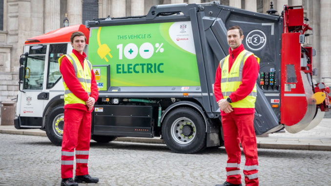 City of London arrival of first ERCV Veolia operatives