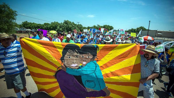 Family detention center protest Family detention center protest