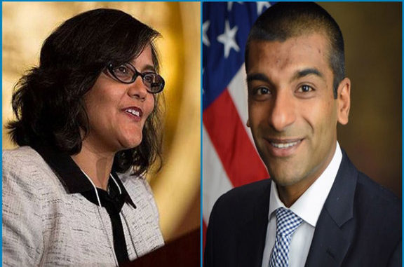 Indian American Promita and Chiraag