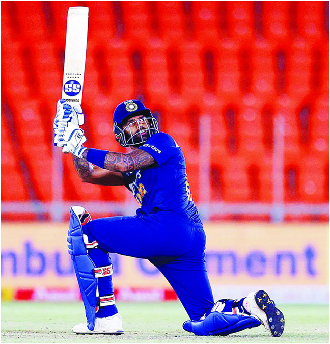 Suryakumar shines with bat as India level series